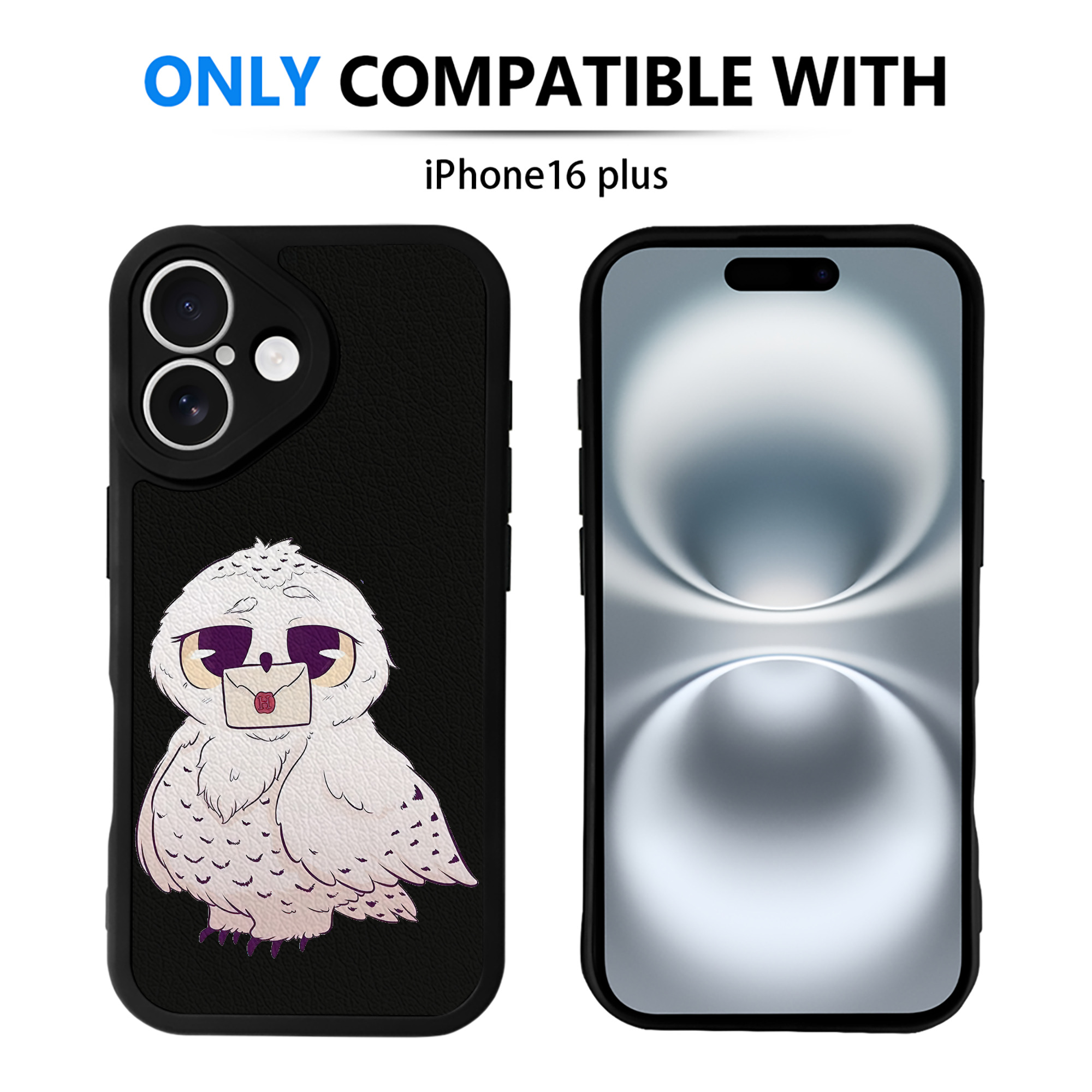（画像用） Harry Potter ハリー・ポッターシリーズ 【iPhone 16シリーズ対応】シリコンスマホケース（レザー調） 材質：シリコン